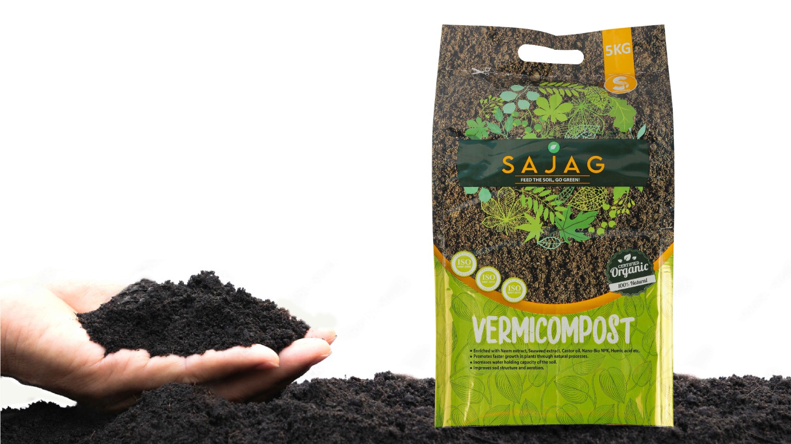 sajag organics product designing
