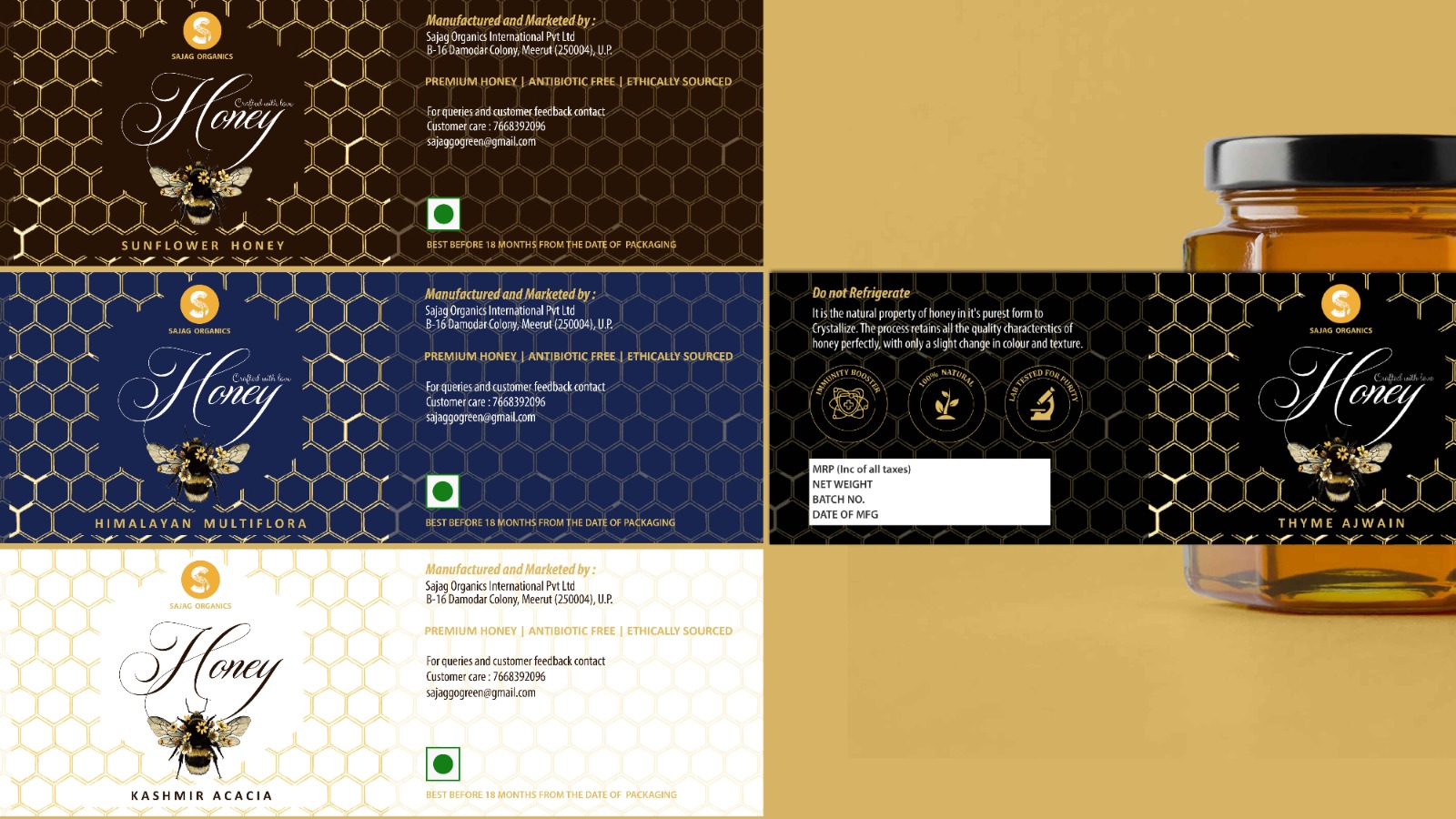 sajag organics product designing